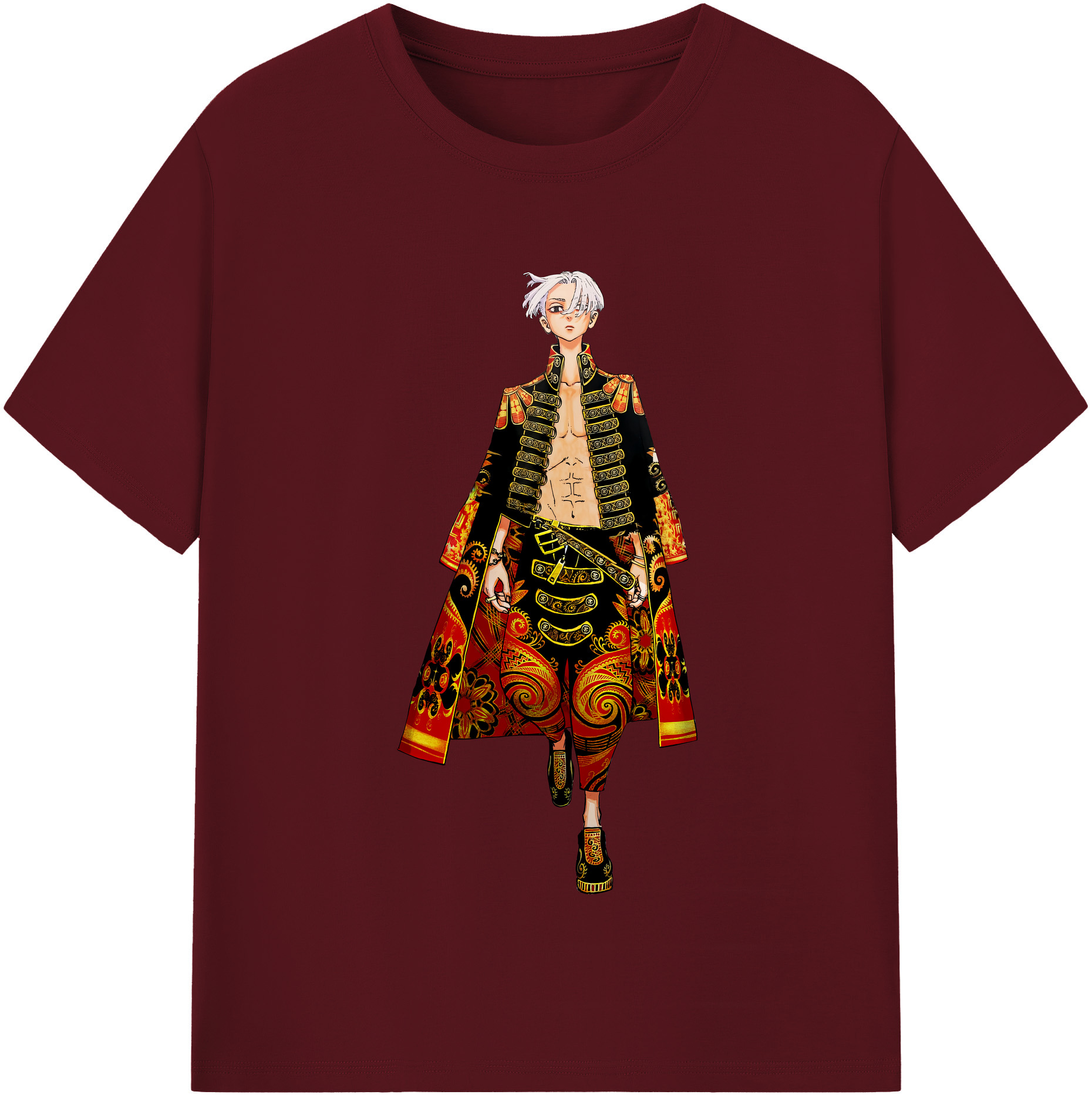 （画像用） 東京リベンジャーズ Tokyo Revengers 綿100％半袖Tシャツ（フロントプリント）